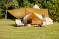 Glampingtält Bell Beige Ø5 x 3 m Blue Moose
